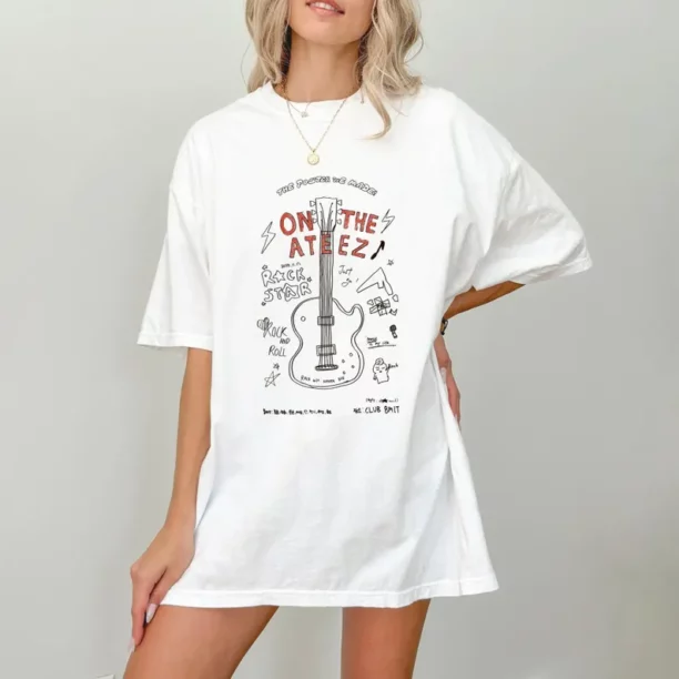 Ateez 2025 World Tour in Your Fantasy Shirt, Ateez Member Shirt, Ateez World Tour 2025 Shirt - Image 6