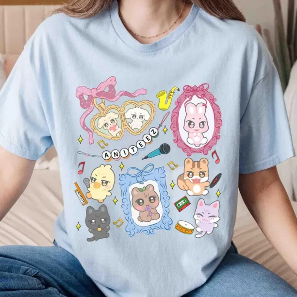 Ateez Member Group Shirt, Ateez Aniteez Shirt, Ateez World Tour 2025 Shirt - Image 4