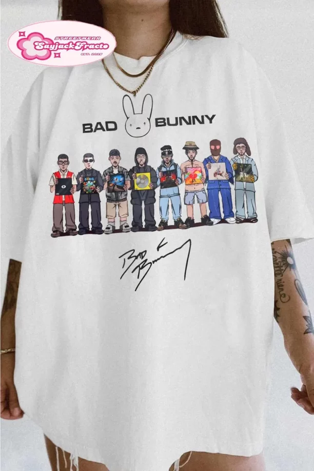 Bad Bunny DTMF Album Merch Tee For Women and Men - Image 2