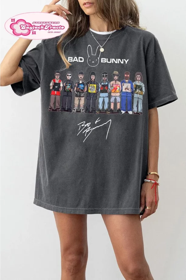 Bad Bunny DTMF Album Merch Tee For Women and Men - Image 3