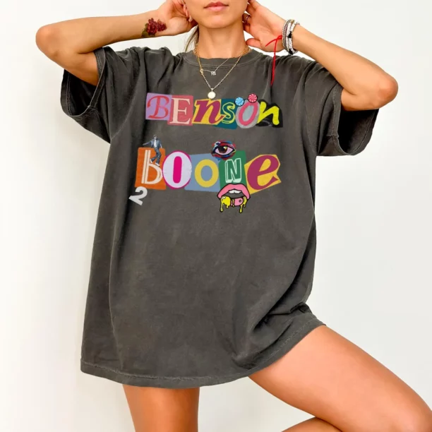 Benson Boone Shirt, Beautiful Things Tour 2024, Unisex Music Shirt, Y2K Pop Merch, Music Fan Gift, Aesthetic Graphic Tee, Concert Shirt - Image 7