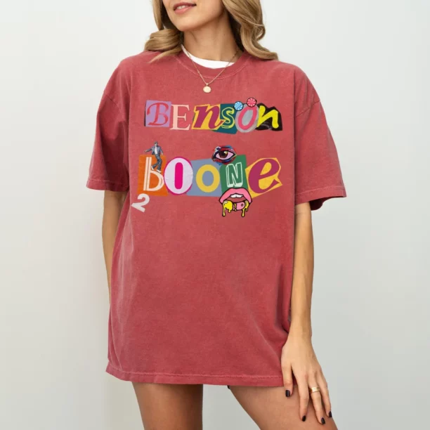 Benson Boone Shirt, Beautiful Things Tour 2024, Unisex Music Shirt, Y2K Pop Merch, Music Fan Gift, Aesthetic Graphic Tee, Concert Shirt - Image 3