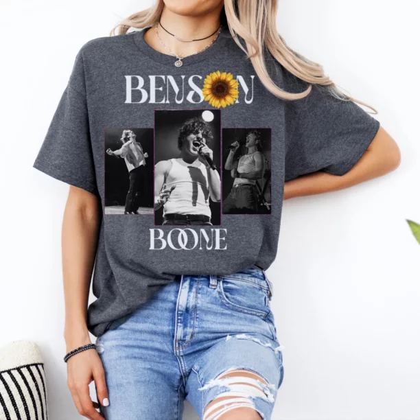 Benson Boone Shirt, Benson Boone Tshirt, Boone Tour, Benson Boone Merch, Beautiful Things, Concert Shirt - Image 4