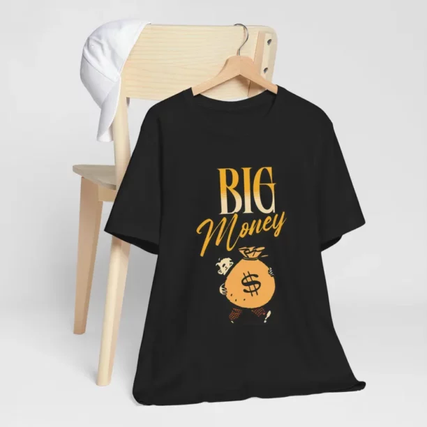 Big Money Tee - Unisex Short Sleeve T-Shirt for Hustlers and Entrepreneurs - Image 2