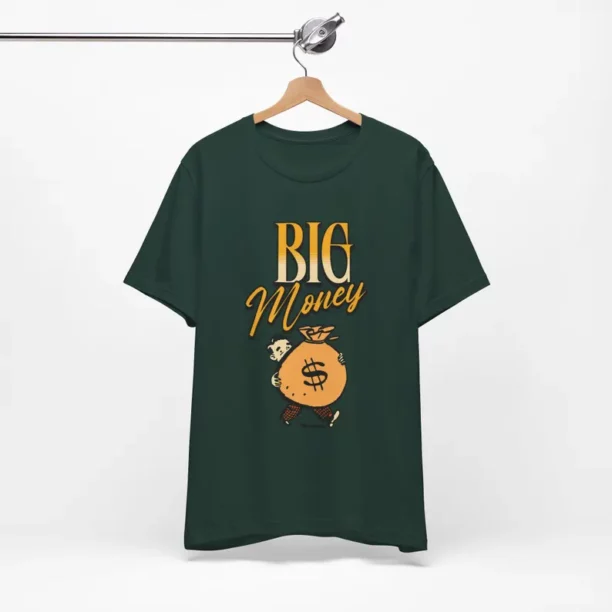 Big Money Tee - Unisex Short Sleeve T-Shirt for Hustlers and Entrepreneurs - Image 3