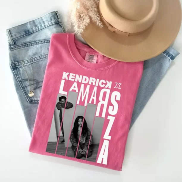 Kendrick Lamar & SZA Tour Shirt, SZA Album Cover Shirt, Hip Hop Music Merch, Streetwear Tee, Concert Tour T-Shirt, SZA Album Cover Tee - Image 3