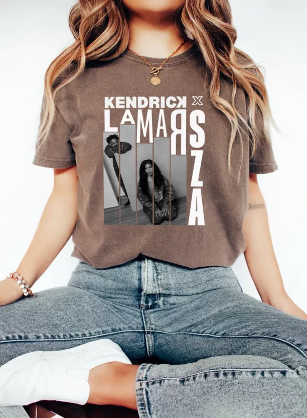Kendrick Lamar & SZA Tour Shirt, SZA Album Cover Shirt, Hip Hop Music Merch, Streetwear Tee, Concert Tour T-Shirt, SZA Album Cover Tee - Image 4