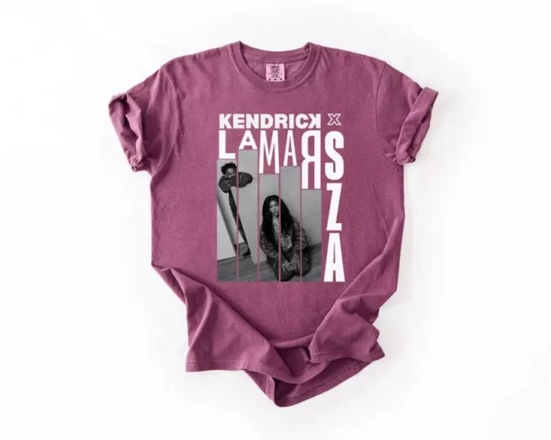 Kendrick Lamar & SZA Tour Shirt, SZA Album Cover Shirt, Hip Hop Music Merch, Streetwear Tee, Concert Tour T-Shirt, SZA Album Cover Tee - Image 5
