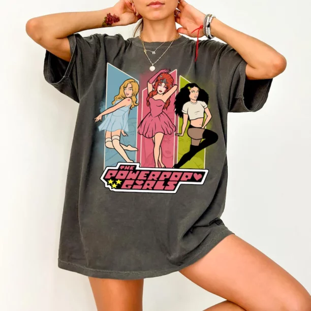 PowerPOP Girls Shirt, Brat Baby Tee