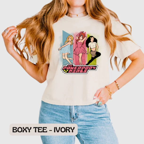 PowerPOP Girls Shirt, Brat Baby Tee - Image 4