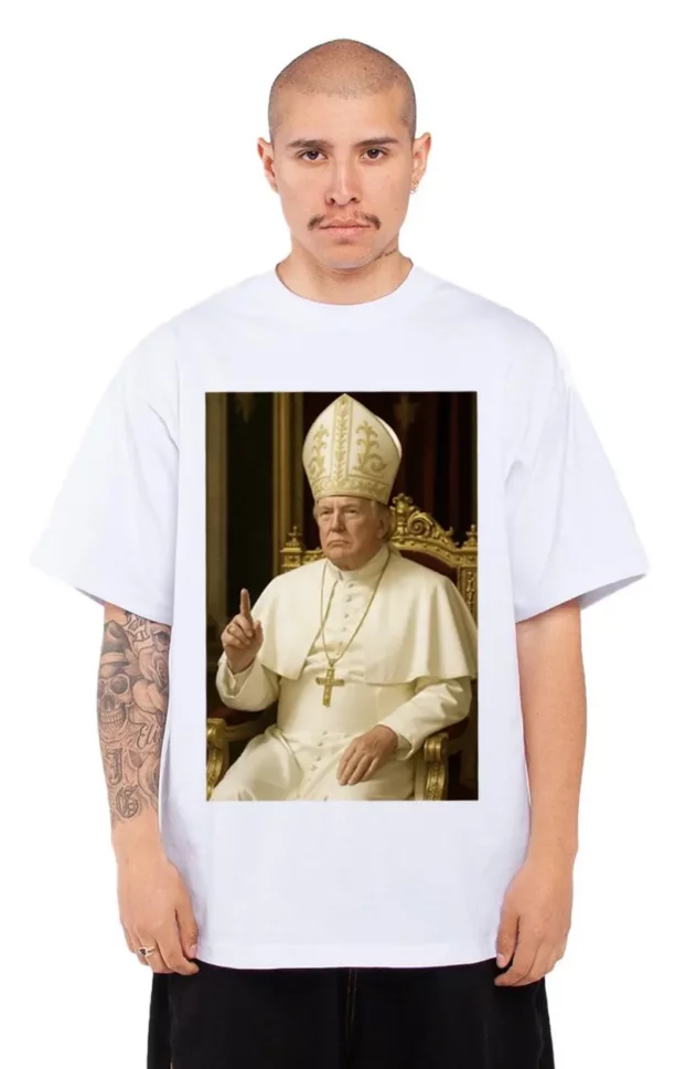 TRUMP POPE Meme Shirt - Image 2