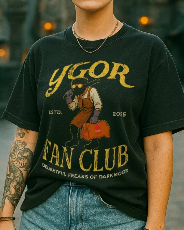 Ygor Fan Club Tee | Dark Universe T-shirt, EPIC Universe-Inspired T-Shirt | Spooky T-Shirt