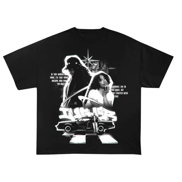 Luther Kendrick Lamar and Sza T Shirt - GNX - Kendrick Lamar - Sza - Concert Merch